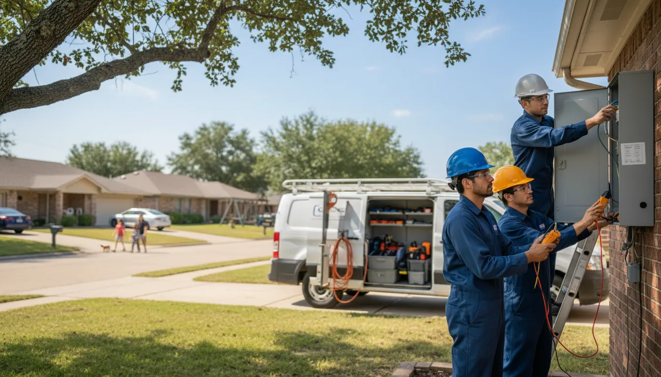 Certified electrician providing emergency electrical services in Merigold, MS